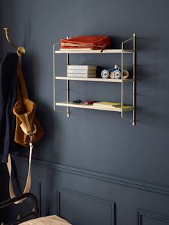 Chambre et rangement-Étagère murale en métal peint