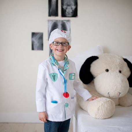 Déguisement enfant docteur avec accessoires Blanc 4 - vertbaudet enfant 