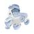 Rollers learning taille xs/s / 26-29 Bleu pastel+Rose pastel 2 - vertbaudet enfant 