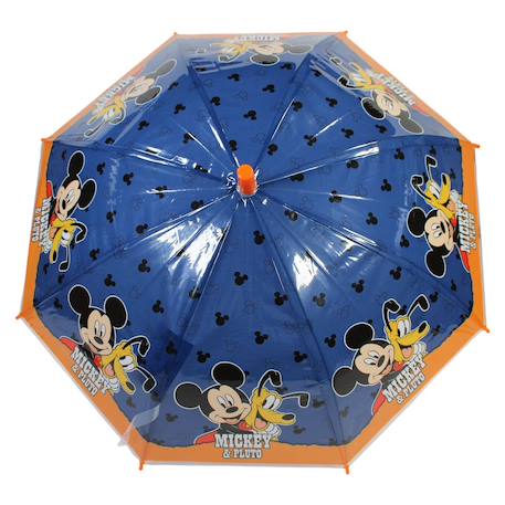 Parapluie 69,5cm Mickey et Pluto Marine 3 - vertbaudet enfant 