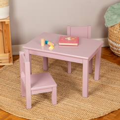 Chambre et rangement-Ma première table enfant montessori mauve bruyère 1-4 ans