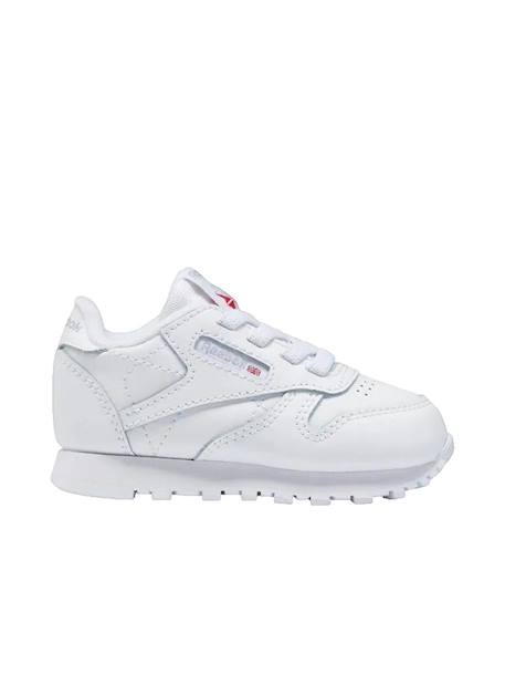Baskets classic leather – style épuré junior Blanc 1 - vertbaudet enfant 