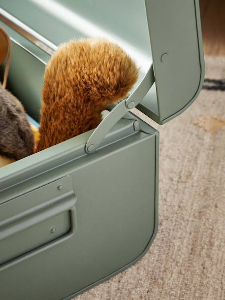 Malle de rangement en métal Bleu grise+Tomette+Vert fonce 7 - vertbaudet enfant 