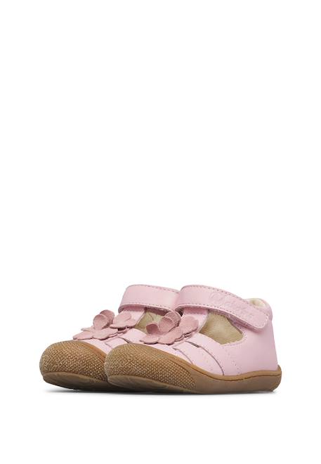 Sandales en cuir maggy 2 Rose-+Rose poudré- 5 - vertbaudet enfant 