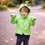 Déguisement enfant veste alien à capuche Vert 1 - vertbaudet enfant 