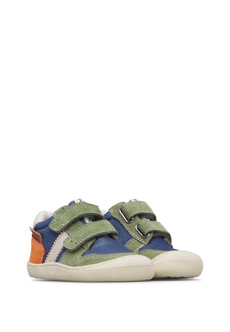 Chaussures en daim et tissu eldrys vl. Lilas-+Vert-bleu ciel- 7 - vertbaudet enfant 