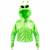 Déguisement enfant veste alien à capuche Vert 2 - vertbaudet enfant 