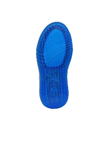 Basket à semelle lumineuse buzzerlight – sneakers mi-montantes en tissu enfant Bleu 3 - vertbaudet enfant 