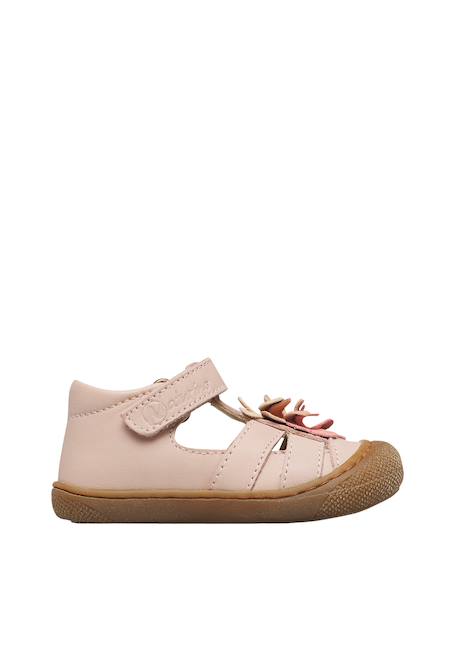 Sandales en cuir maggy 2 Rose-+Rose poudré- 6 - vertbaudet enfant 