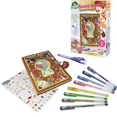 Carnet secret personnalisable Marron 3 - vertbaudet enfant 