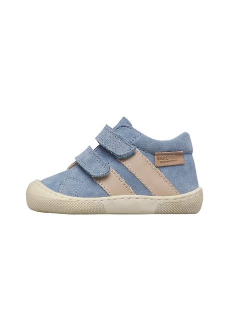 Chaussures barefoot en cuir et en daim barefoot sabby vl Céleste- 3 - vertbaudet enfant 