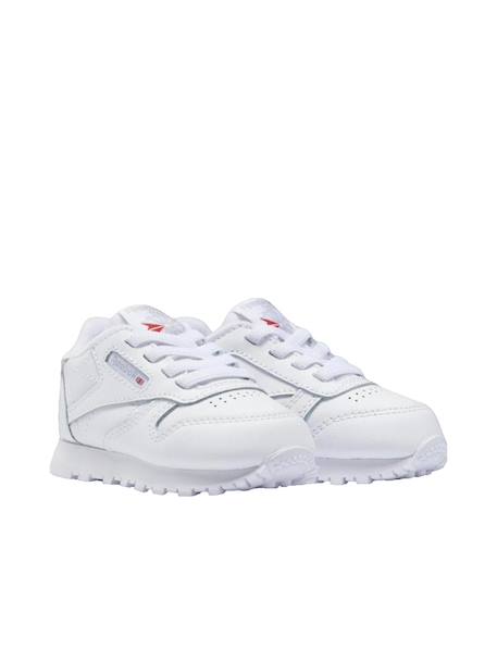 Baskets classic leather – style épuré junior Blanc 2 - vertbaudet enfant 