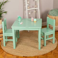 Chambre et rangement-Lot de 2 chaises enfant en bois  4-7 ans