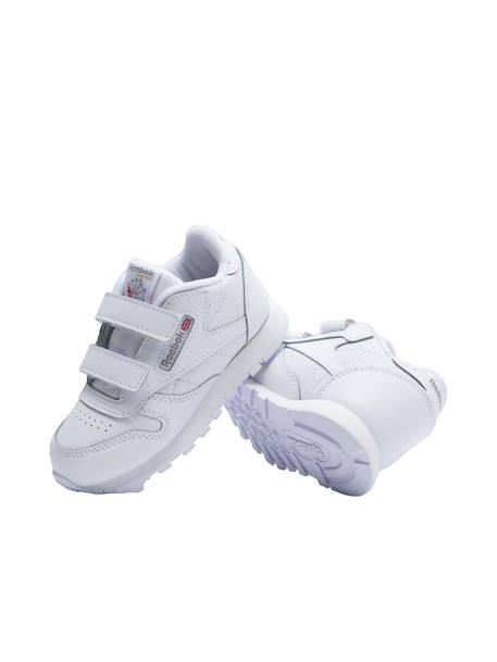 Chaussure à scratch classic 2v bb – look old-school junior Blanc 3 - vertbaudet enfant 