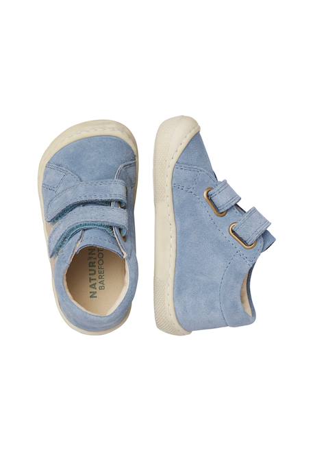 Chaussures barefoot en cuir et en daim barefoot sabby vl Céleste- 4 - vertbaudet enfant 