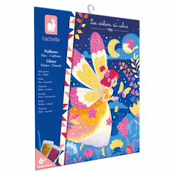 Jouet-Activités artistiques et musicales-Loisirs créatifs-Coffret paillettes fées