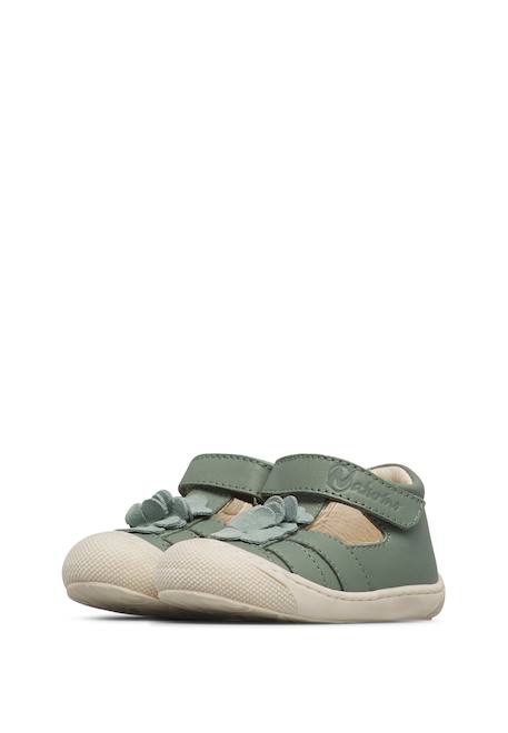 Sandales  en cuir maggy 2 Sage- 5 - vertbaudet enfant 