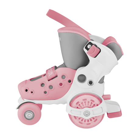 Rollers learning taille xs/s / 26-29 Bleu pastel+Rose pastel 11 - vertbaudet enfant 