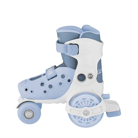 Rollers learning taille xs/s / 26-29 Bleu pastel+Rose pastel 4 - vertbaudet enfant 