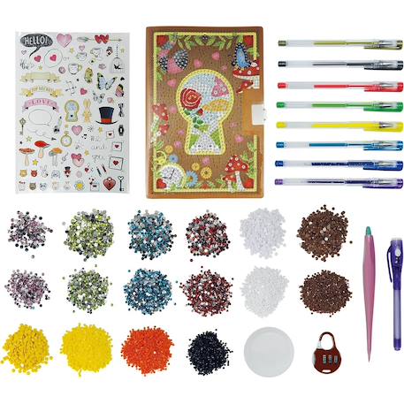 Carnet secret personnalisable Marron 4 - vertbaudet enfant 