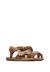 Sandales en cuir nindy Blanc crème+Cognac- 7 - vertbaudet enfant 