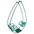 Balancelle face à face double pour portique bois rond Vert olive 3 - vertbaudet enfant 
