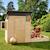Cabane en bois avec bac à sable intégré palm springs Marron 2 - vertbaudet enfant 