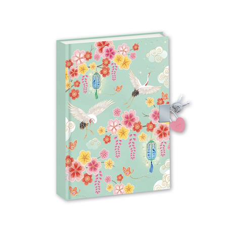 Journal intime avec cadenas c?ur et 2 clés VERT 1 - vertbaudet enfant 