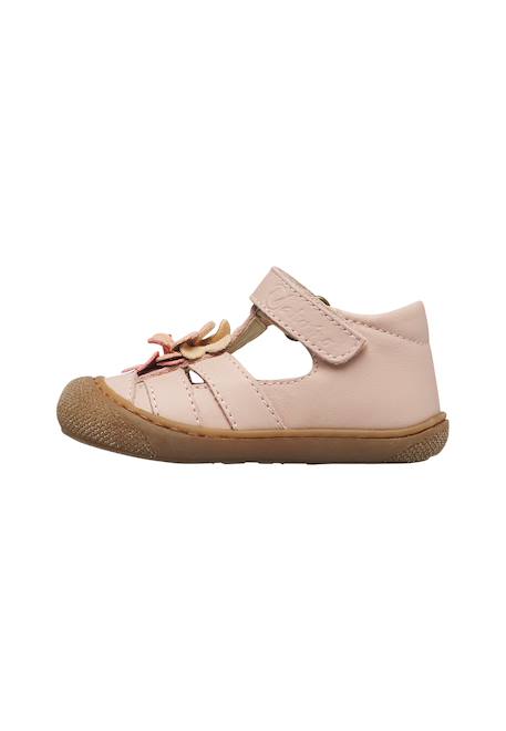Sandales en cuir maggy 2 Rose-+Rose poudré- 8 - vertbaudet enfant 