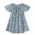 Robe cérémonie  fleurie   à manches papillon  butterfly Bleu foncé 4 - vertbaudet enfant 