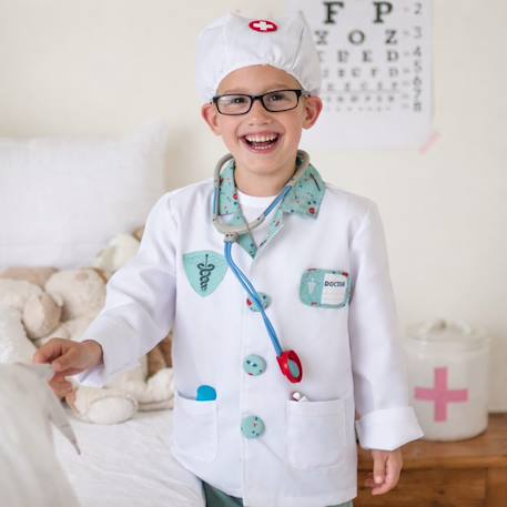 Déguisement enfant docteur avec accessoires Blanc 3 - vertbaudet enfant 