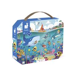 Jouet-Jeux éducatifs-Puzzles-Puzzle 100 pièces les fonds marins
