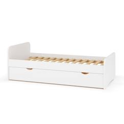 Chambre et rangement-Lit gigogne bois massif talia