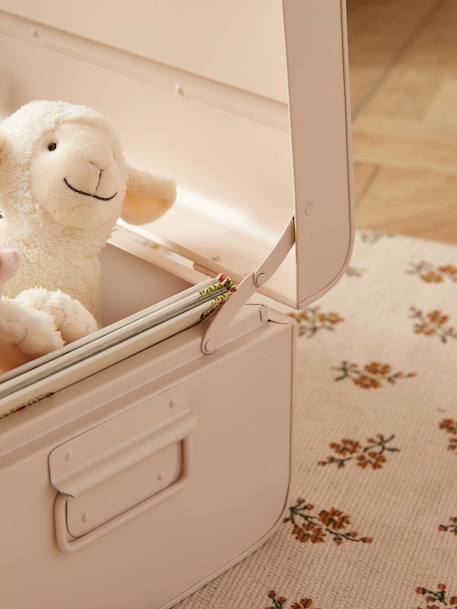 Malle de rangement en métal Bleu grise+Nude+Tomette+Vert fonce 5 - vertbaudet enfant 