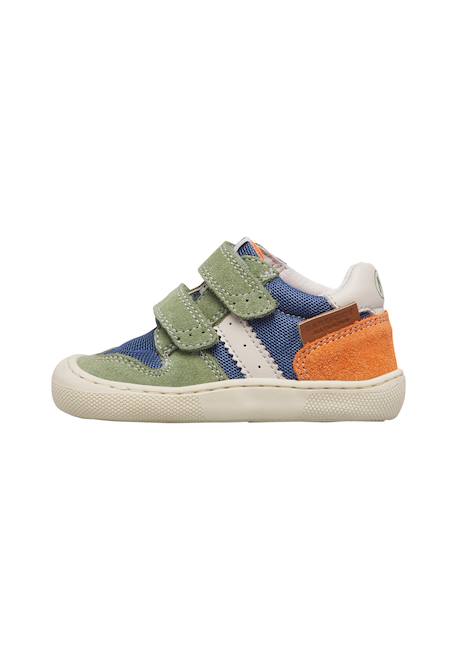 Chaussures barefoot en daim et tissu eldrys vl Lilas-+Vert-bleu ciel- 8 - vertbaudet enfant 