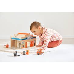 Garage en bois ville  - vertbaudet enfant