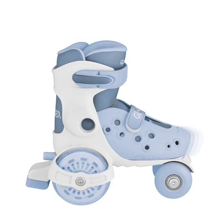 Rollers learning taille xs/s / 26-29 Bleu pastel+Rose pastel 3 - vertbaudet enfant 