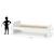 Pack lit avec matelas bois massif talia Blanc+Bois 9 - vertbaudet enfant 
