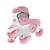 Rollers learning taille xs/s / 26-29 Bleu pastel+Rose pastel 8 - vertbaudet enfant 