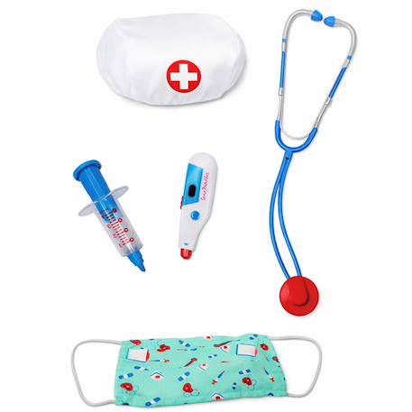 Déguisement enfant docteur avec accessoires Blanc 5 - vertbaudet enfant 