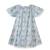 Robe cérémonie  fleurie   à manches papillon  butterfly Bleu clair 4 - vertbaudet enfant 