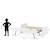 Lit gigogne avec matelas bois massif talia Blanc+Bois 11 - vertbaudet enfant 
