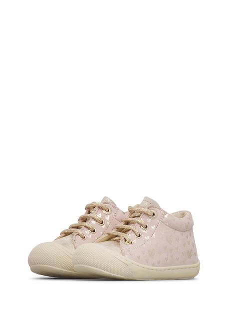 Chaussures en suède cocoon Rose poudré-platine 5 - vertbaudet enfant 