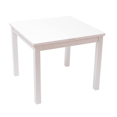 Table enfant en bois    4-7 ans Blanc+Bois 2 - vertbaudet enfant 