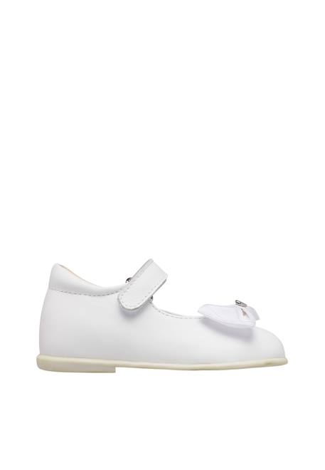 Ballerines en cuir merille 2 Blanc- 1 - vertbaudet enfant 