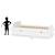 Lit gigogne avec matelas bois massif talia Blanc+Bois 10 - vertbaudet enfant 