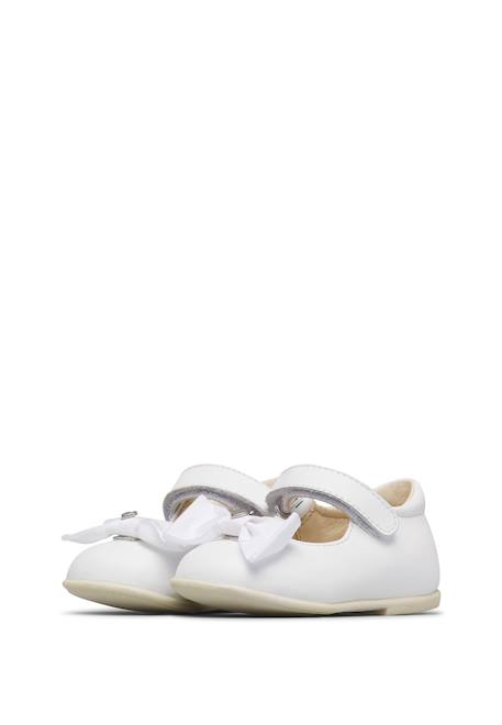Ballerines en cuir merille 2 Blanc- 5 - vertbaudet enfant 