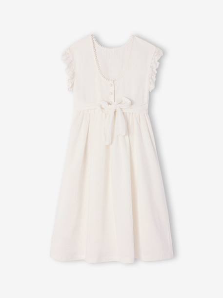 Robe longue élégante blanc 2 - vertbaudet enfant 