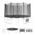 Trampoline 400cm avec pack d'accessoires mercure xxl Gris 2 - vertbaudet enfant 