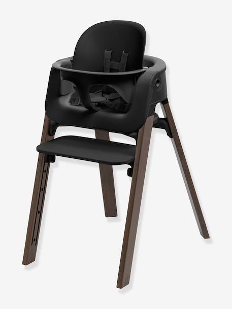 Chaise haute évolutive Steps bois+marron 19 - vertbaudet enfant 